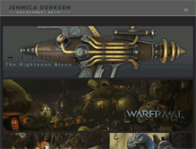 Tablet Screenshot of jennicaderksen.com